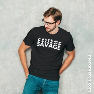 Savage Minimalist Tshirt Cool tshirts on meramerch india