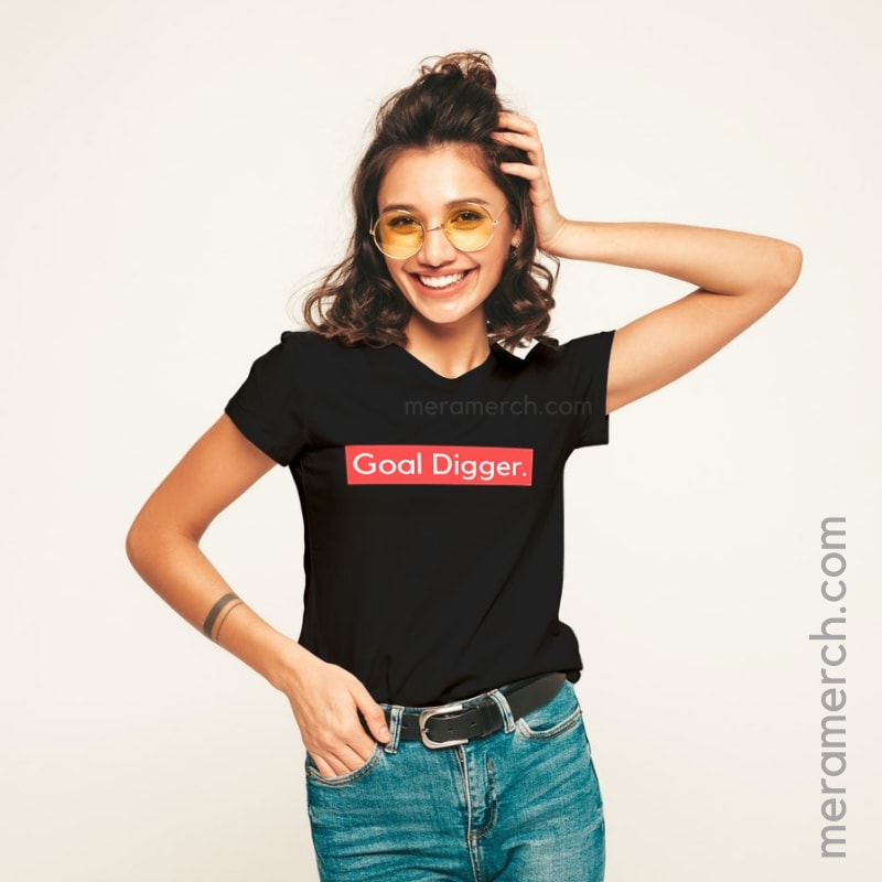 goal_digger_tshirt_online_india_Meramerch_minimalist_tshirts