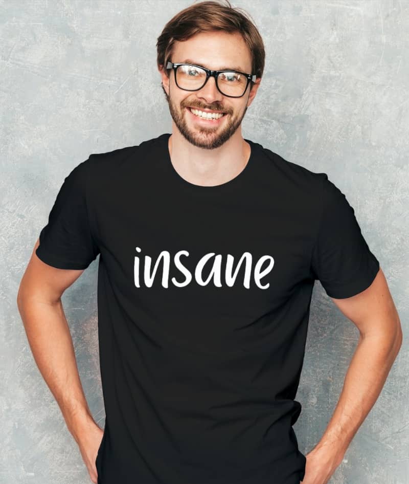 insane minimalist tshirt for men meramerch mera merch merchandise tshirt designs 1